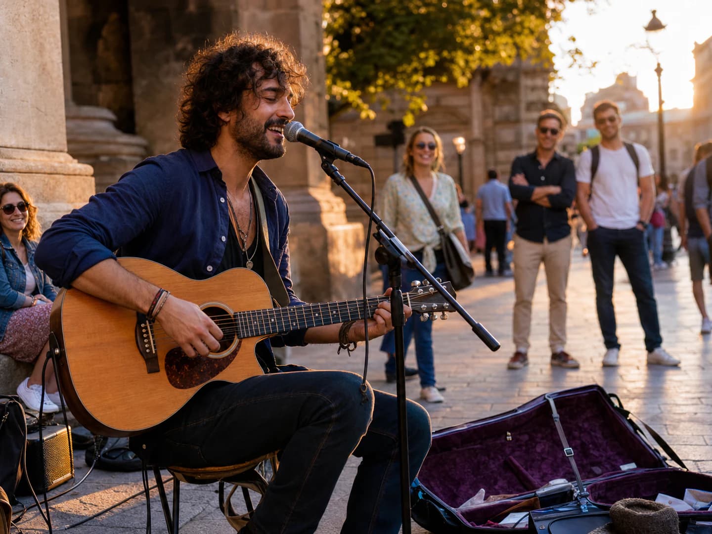 Scène de service professionnel: Artistes